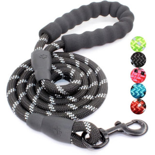 Dog Leash Nylon with Comfortable Padded Handle for All Dog Sizes 5FT-1/2''