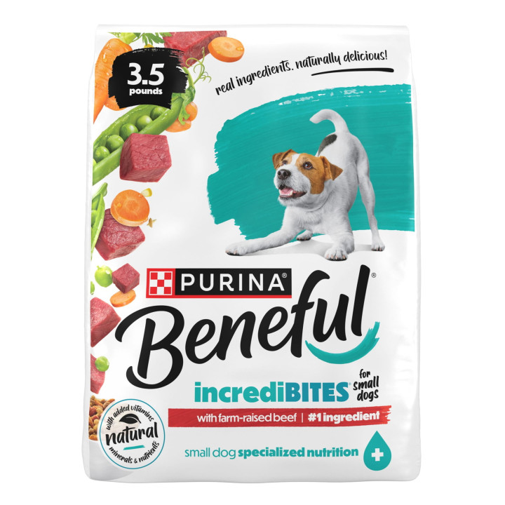 Beneful Incredibites With Farm-Raised Beef Natural Small Breed Dry Dog Food